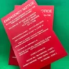 Acrylic Ringing Room Emergency Notice - Image 4